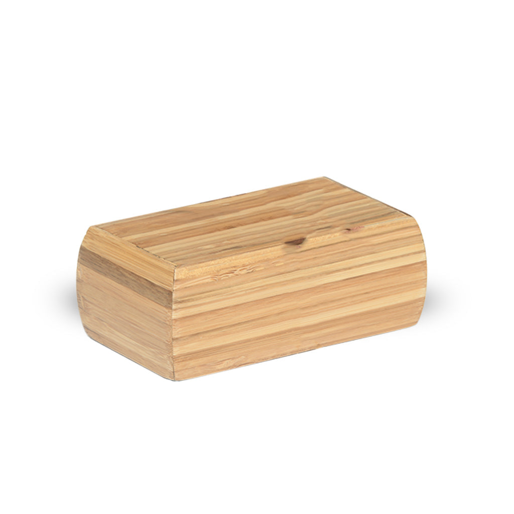 IMPERFECT SELECTION - EXTRA SMALL - Eco-friendly Bamboo Urn - 1024 - Curved edges - Case of 36