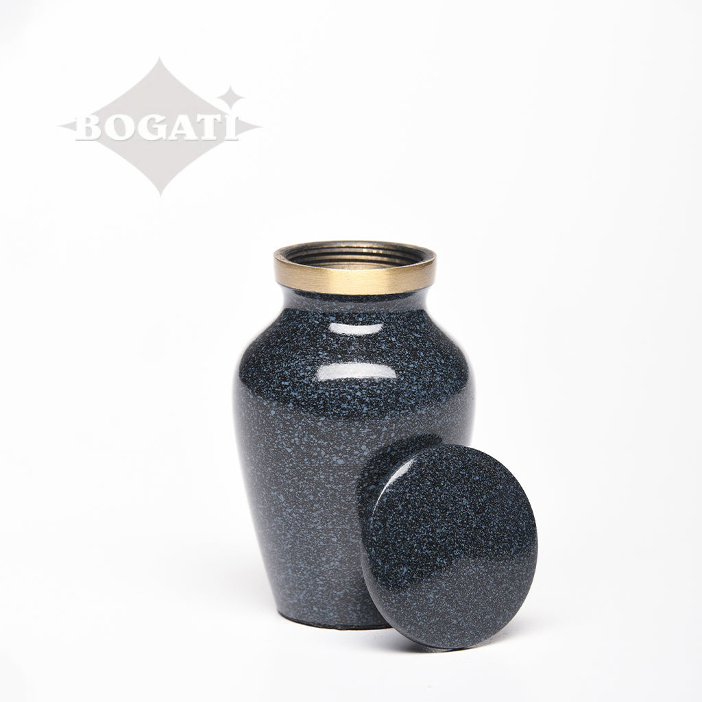KEEPSAKE Brass urn -1541- Speckled Finish