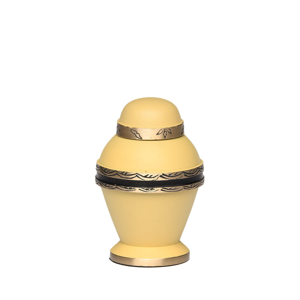 IMPERFECT KEEPSAKE Brass Urn -1962- Dome Top