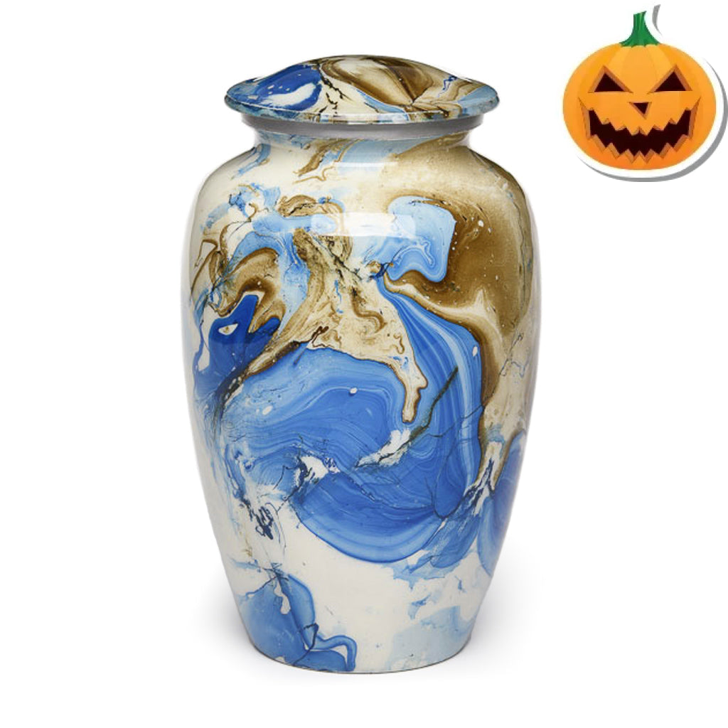 ADULT – Classic Alloy Urn -8806- SWIRL design