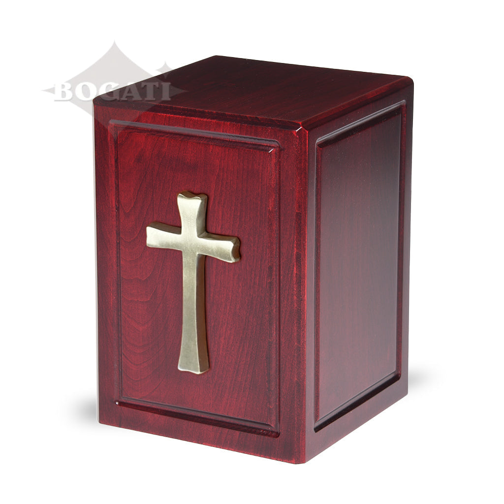 ADULT - Basswood Vertical Urn -AW04- Spiritual Accessories