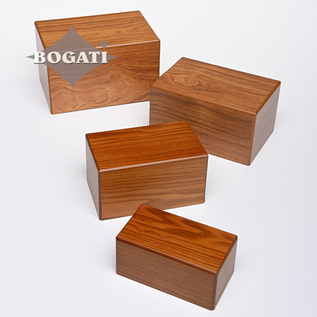 IMPERFECT LARGE MDF Simplicity Urn -B037- Brown