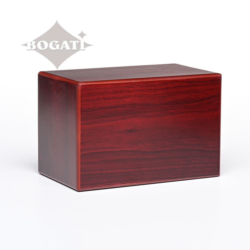 EXTRA LARGE MDF Simplicity Urn -B038- Dark Cherry finish - Case of 12