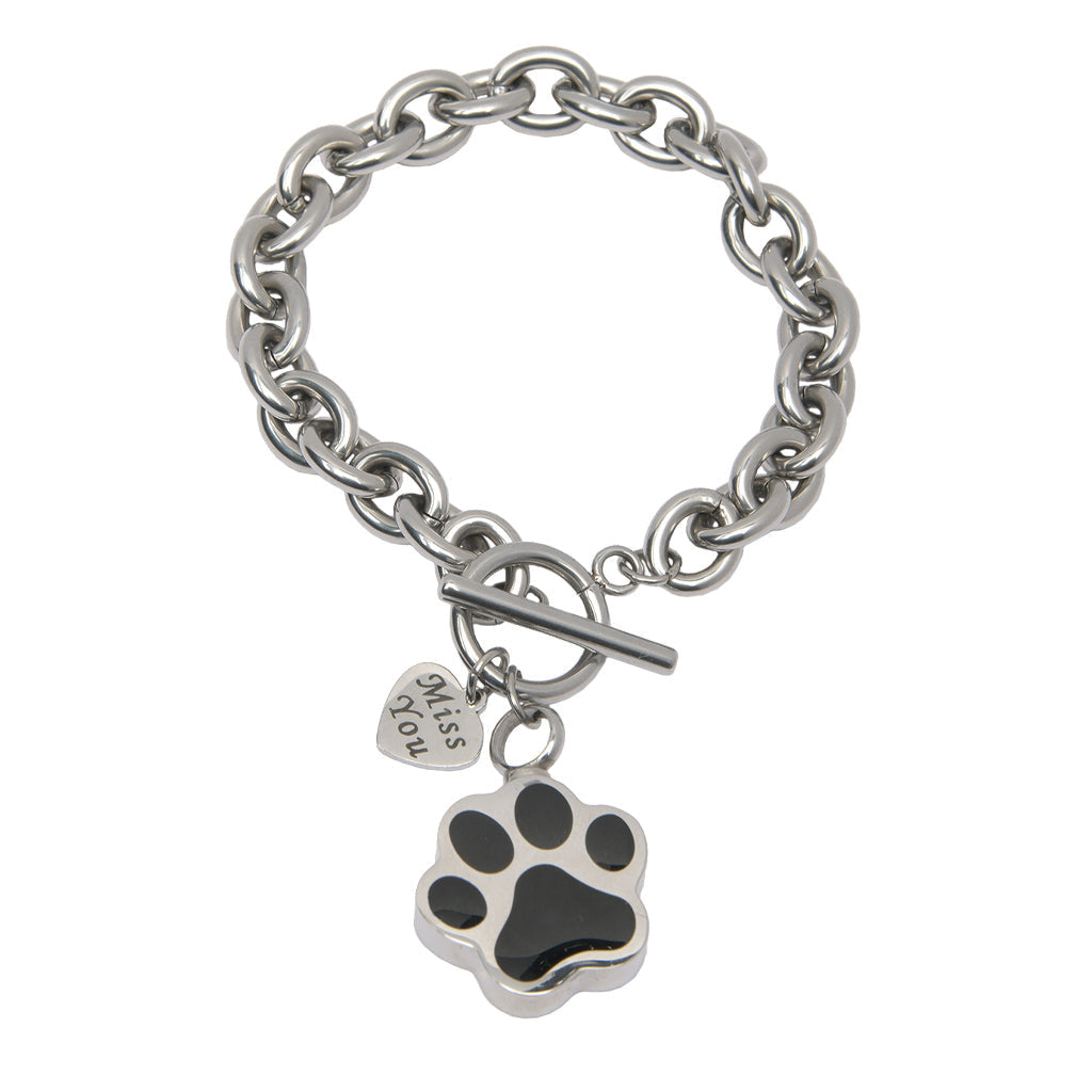 J-Brac-11 - Miss You ~ Tiffany-Style Link Bracelet