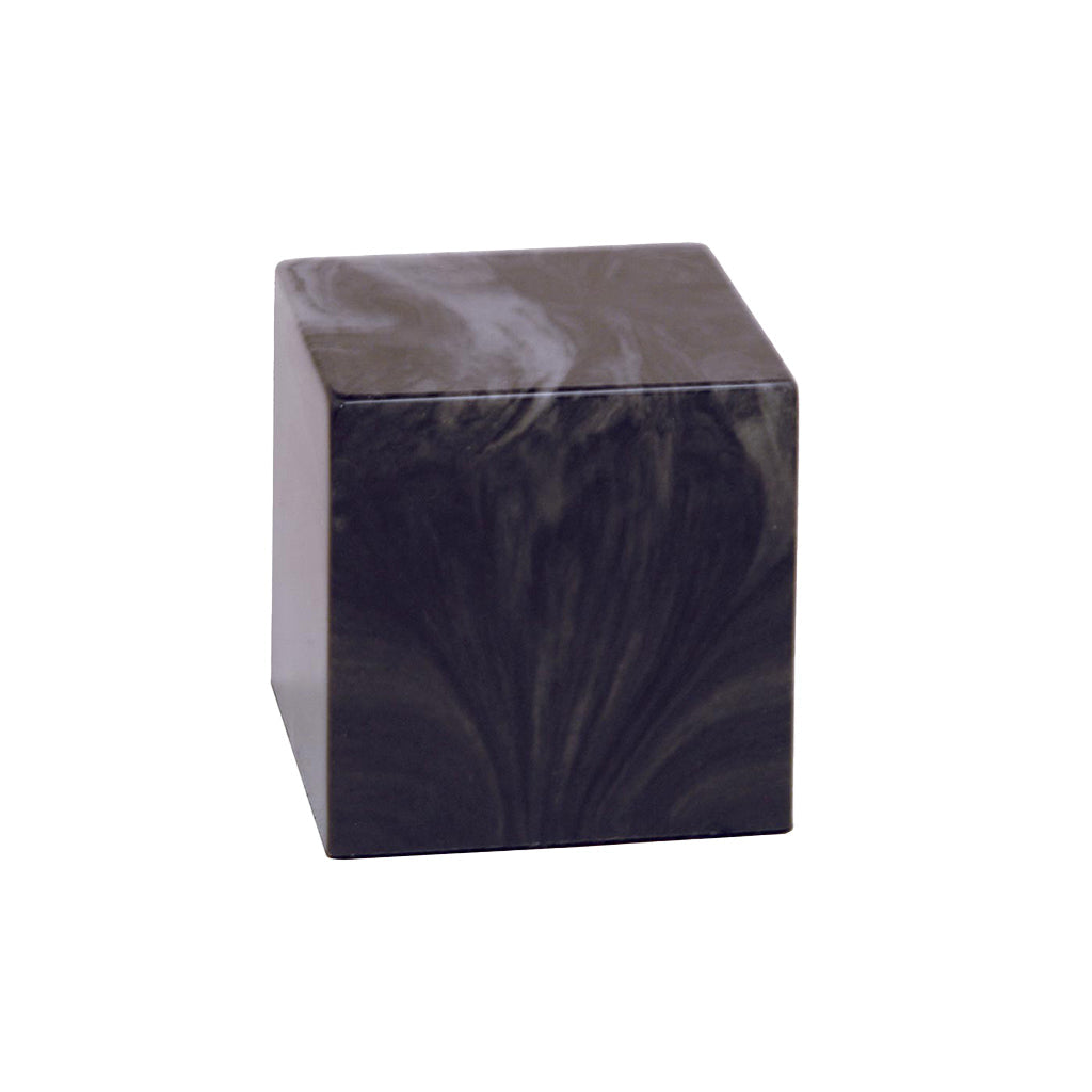 SMALL Cultured Marble Urn -380- Little CATALINA Smoke