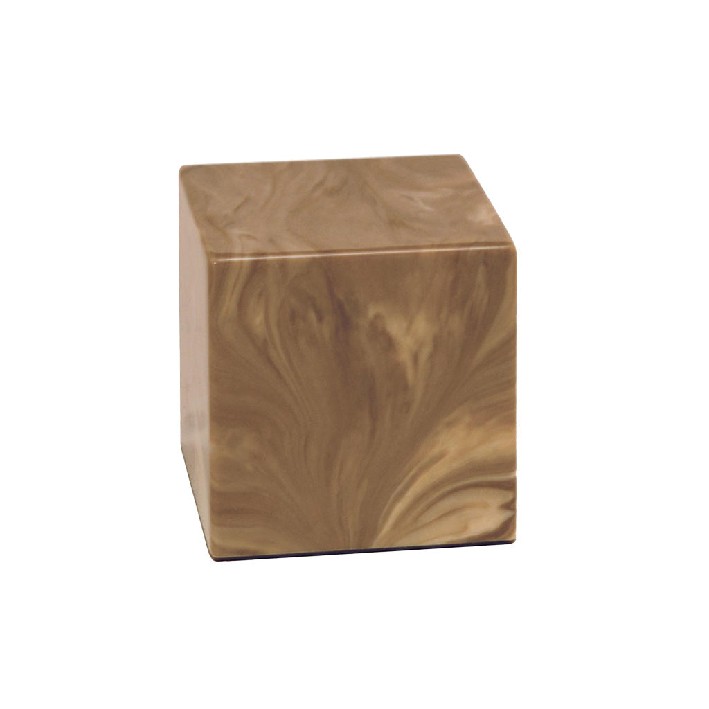 SMALL Cultured Marble Urn -380- Little CATALINA Topaz