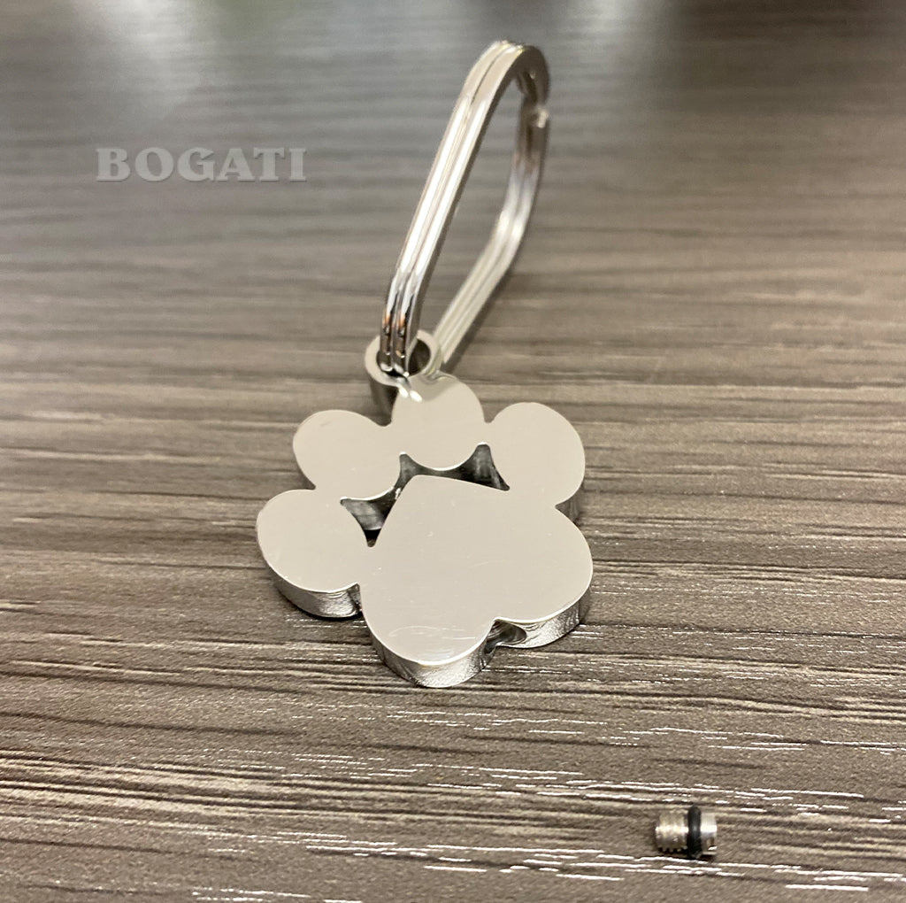 J-096- Large Pawprint Keychain