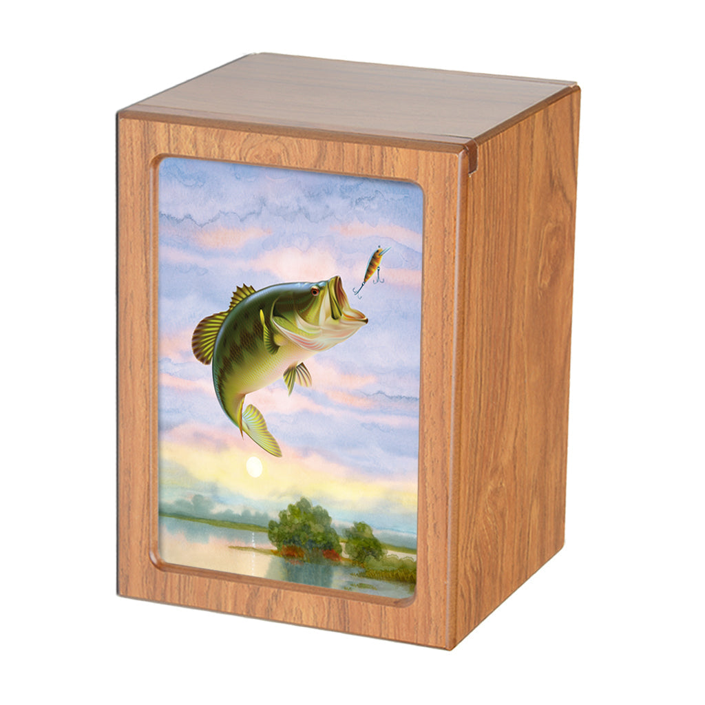 EXTRA LARGE Photo Frame Urn - PY06 - Fisherman Collection: Bass Brown