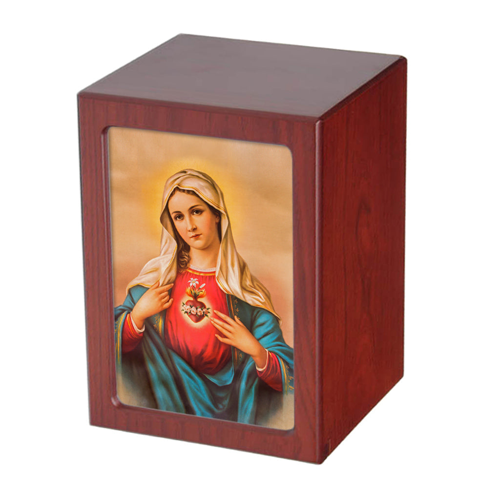 EXTRA LARGE PY06 - Mary Sacred Heart Cherry