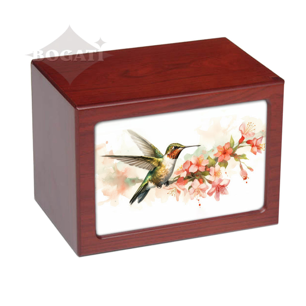 EXTRA LARGE Photo Frame Urn -PY06 - Hummingbird