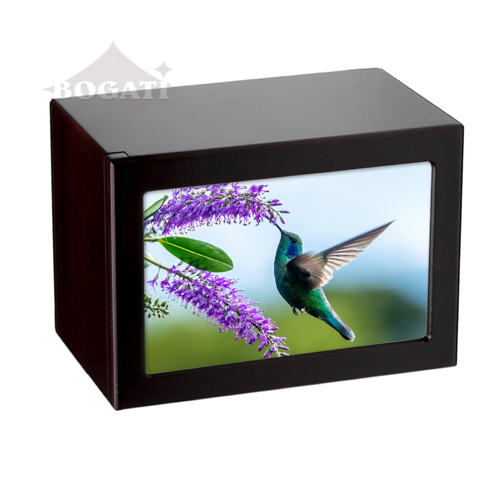EXTRA LARGE Photo Frame Urn -PY06 - Hummingbird