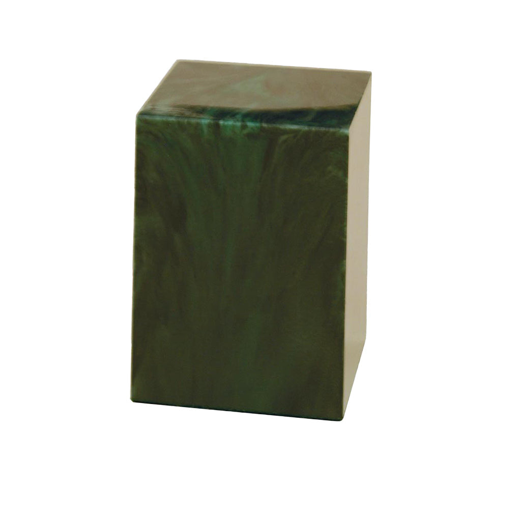 MEDIUM Cultured Marble Urn -490- SITKA Emerald