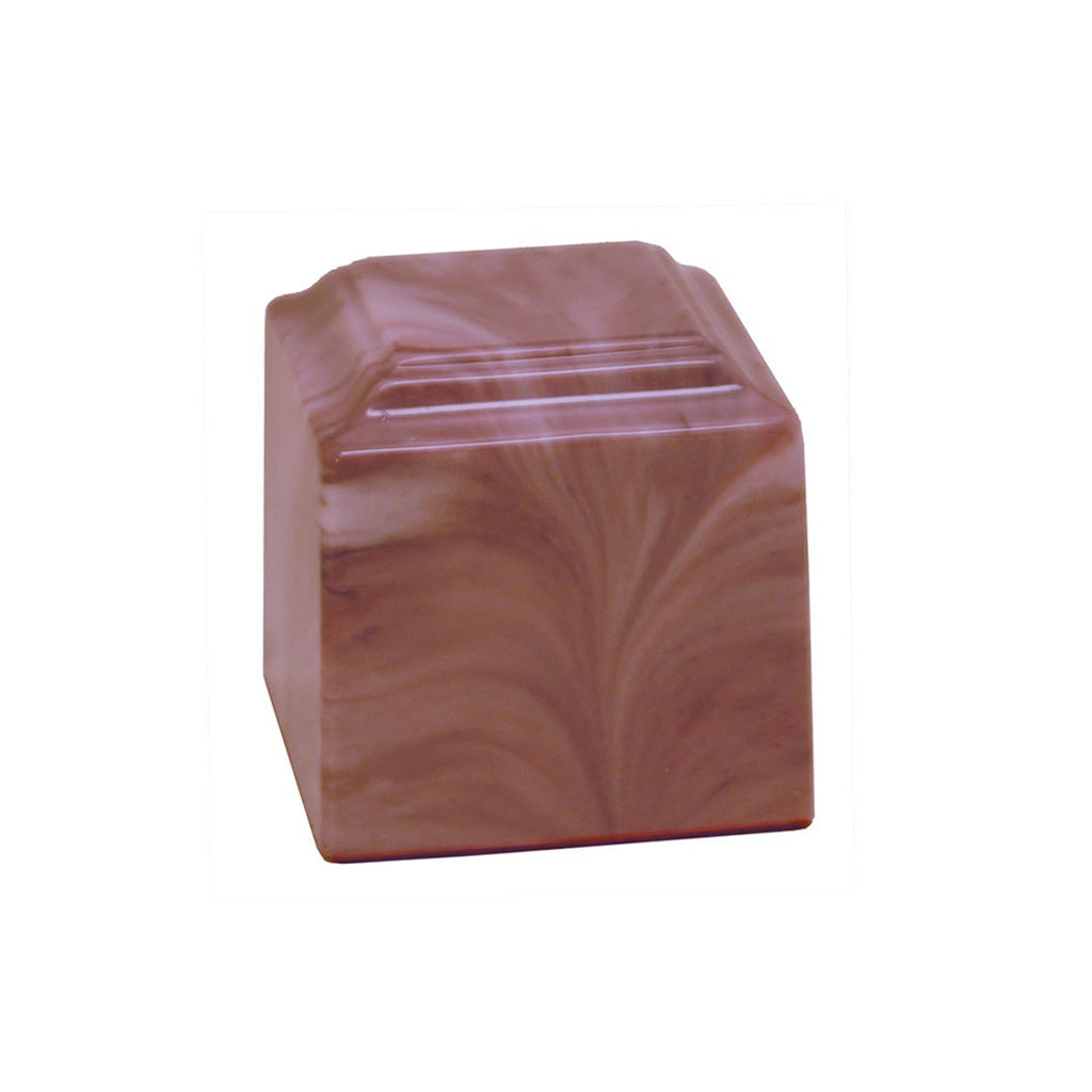 SMALL Cultured Marble Urn -390- Little TAHITI Mulberry