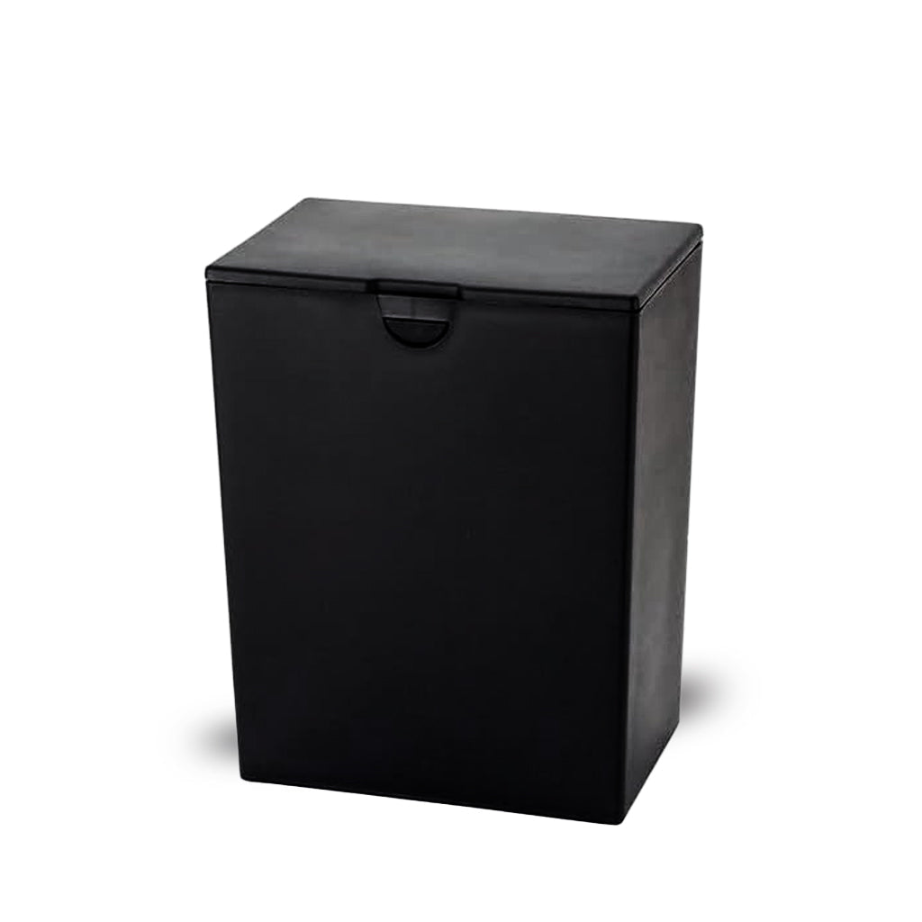 TC - Sure~Lock™ Black Plastic Temporary Container - CASE of 24