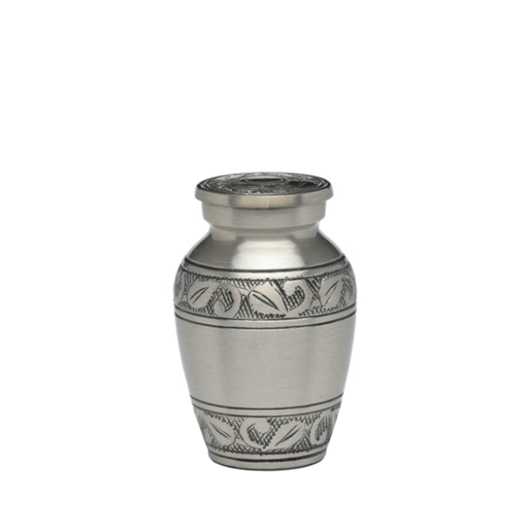 KEEPSAKE - Brass -1400-JAS Bogati Jasmine™ Double Border Pewter Finish