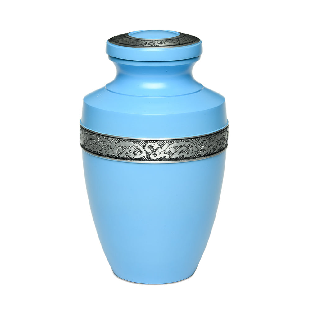IMPERFECT SELECTION -ADULT - Alloy Urn -3076- Grecian with Flowing Vine