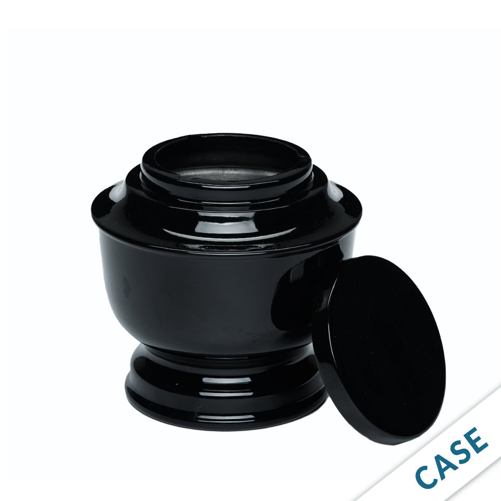 ADULT – Simple Alloy Urn -5-5050 - Case of 6 Black