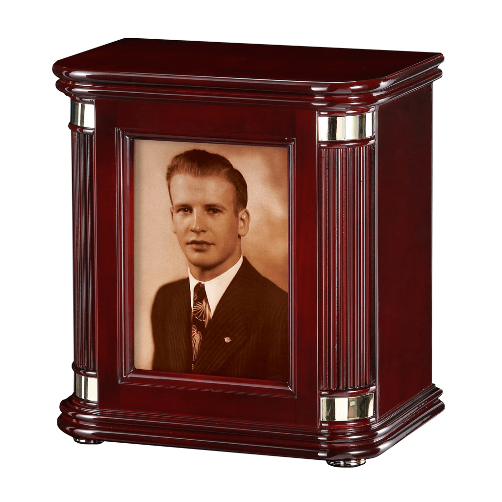 TC - Howard Miller Photo Frame Urn - Honor Series Honor II Rosewood