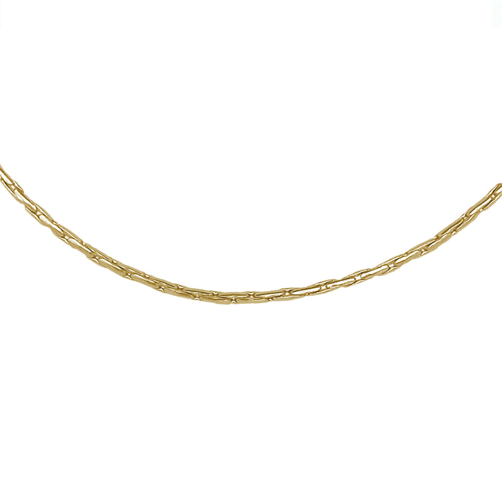Long Box Chain - 1.2 mm x 22" Length - Gold
