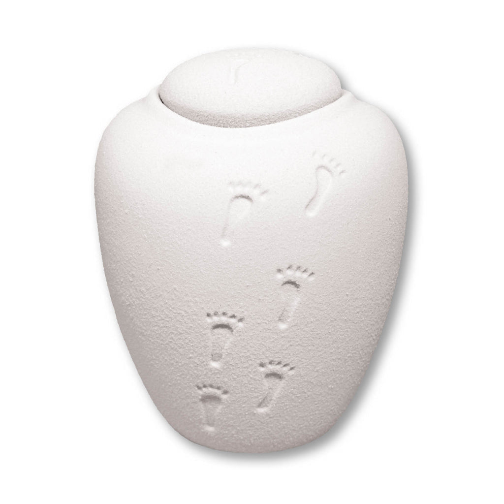 ADULT Oceane Urns - Sand and Gelatine Quartz White