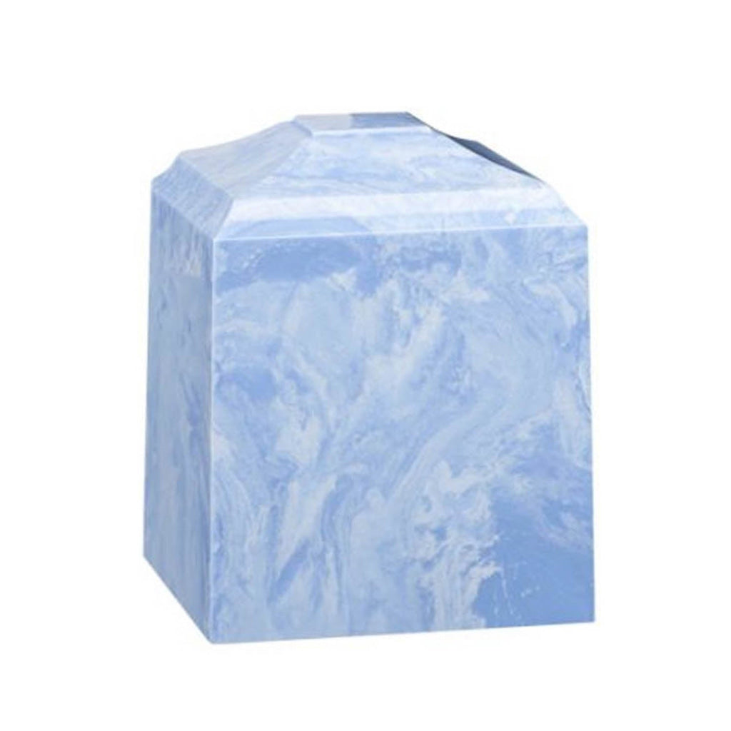 SMALL Cube Cultured Marble Wedgewood