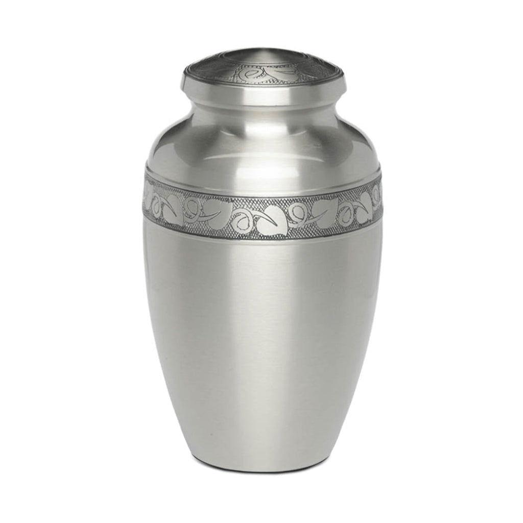 ADULT - Brass -1300-JAS- Bogati Jasmine™ - Pewter-tone band Pewter