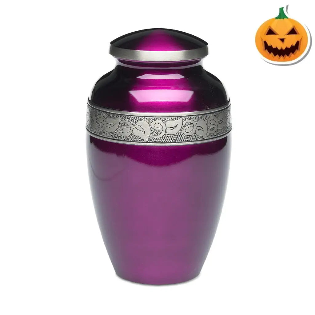 ADULT - Brass -1300-JAS- Bogati Jasmine™ - Pewter-tone band Purple