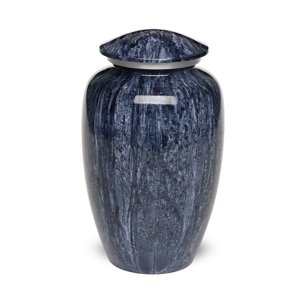 ADULT Classic Alloy urn -1600- Jewel Marbled Stone Gray