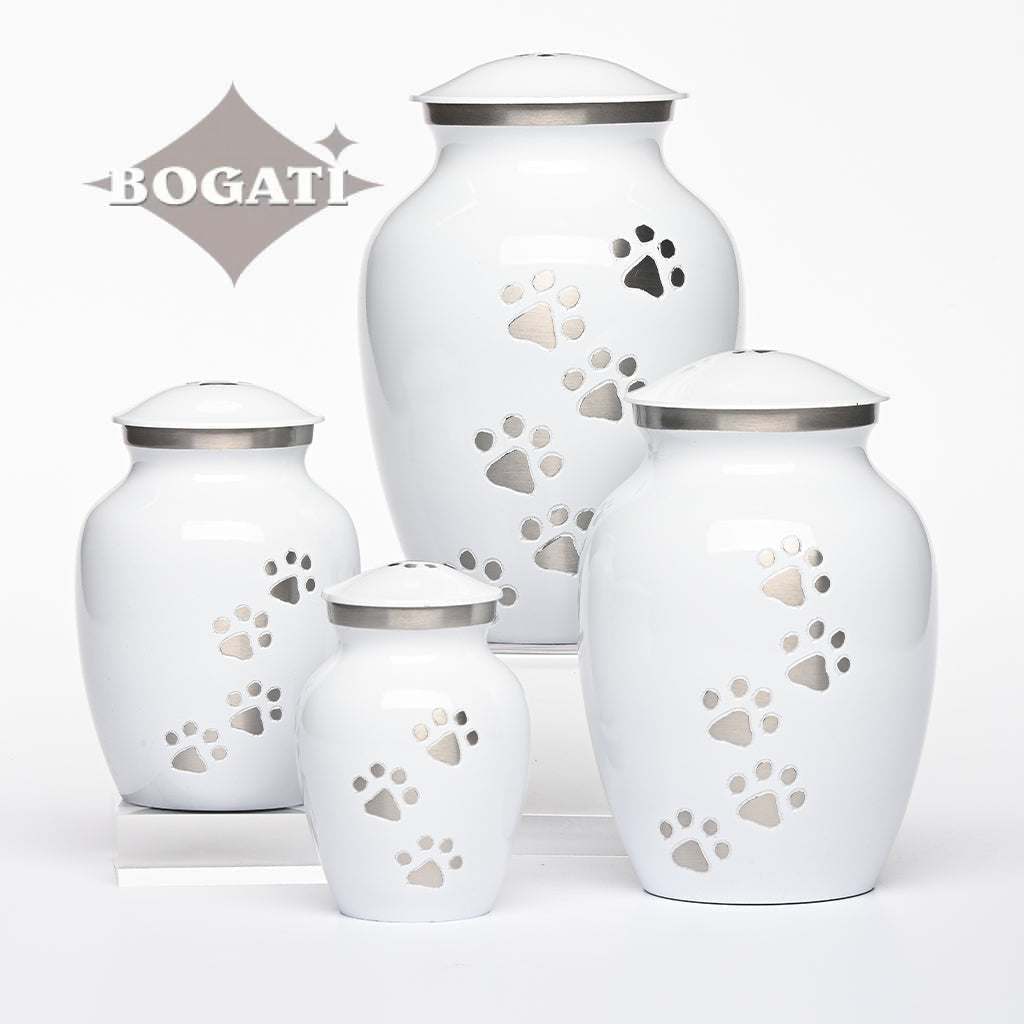 EXTRA SMALL Brass Pet Urn - "Paws to Heaven" (Copy)