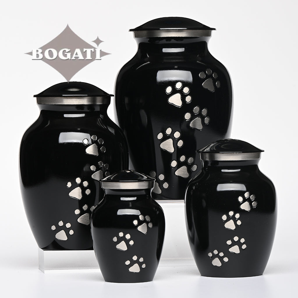 EXTRA SMALL Brass Pet Urn - "Paws to Heaven" (Copy)
