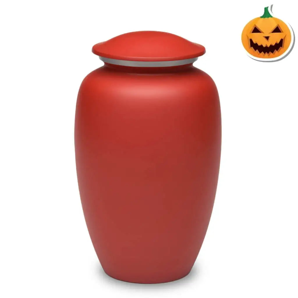 CLEARANCE - ADULT Classic alloy urn - 1800 Red