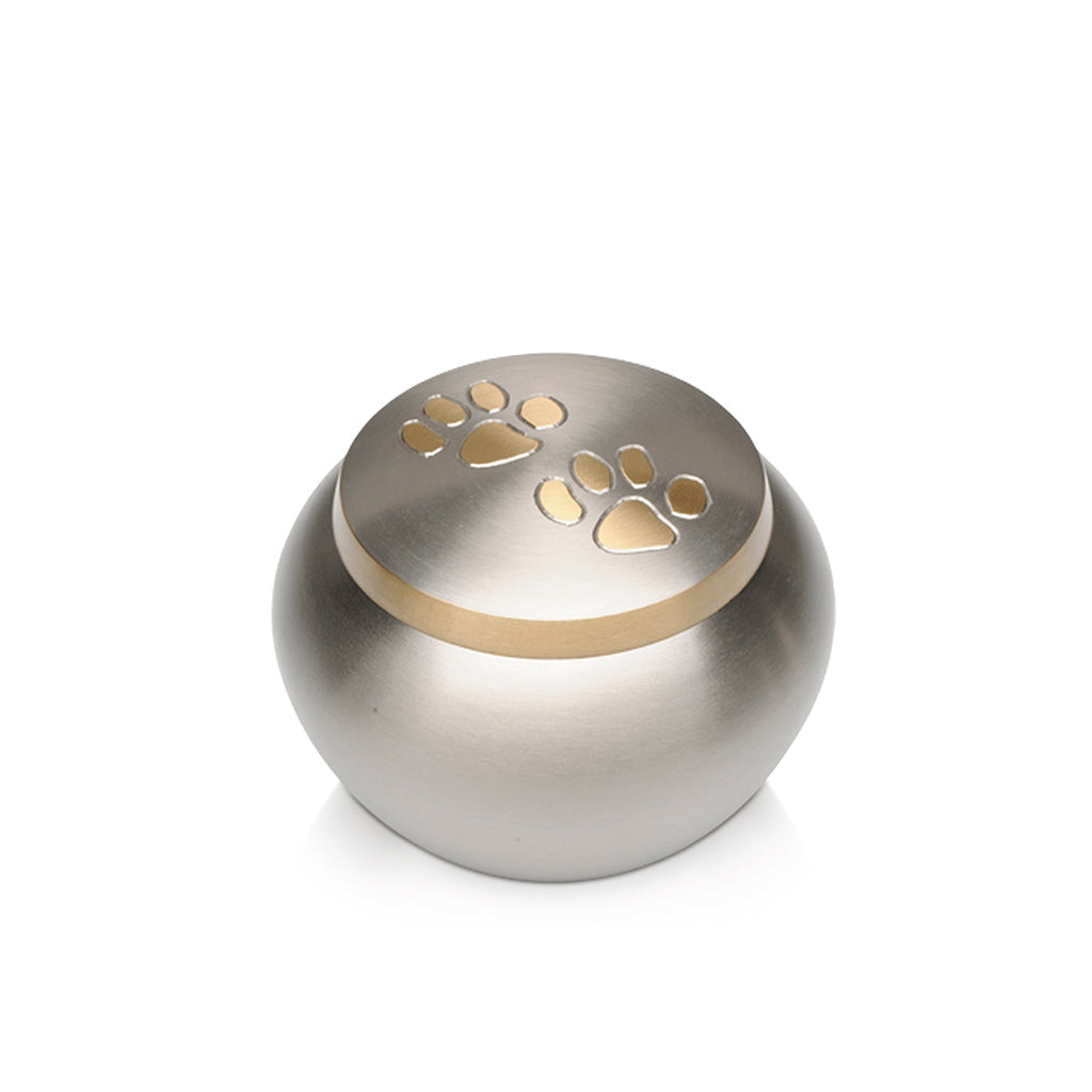 MEDIUM Brass "Journey" Pet urn - 2011- Pewter-tone