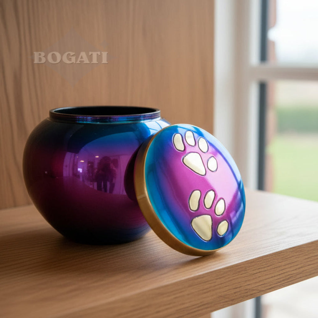 MEDIUM Brass "Journey" Pet urn - 2011- ColorWay