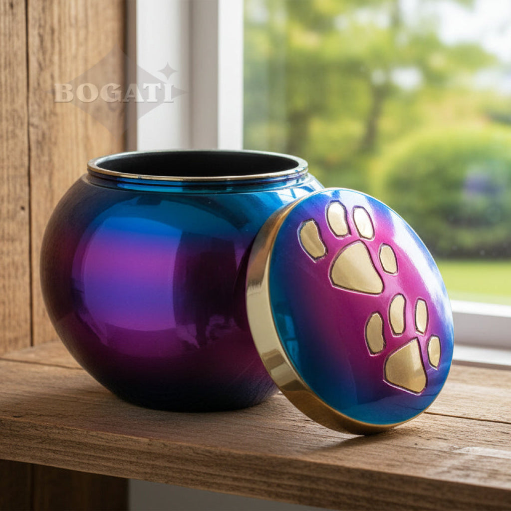 SMALL Brass "Journey" Pet urn - 2011- ColorWay