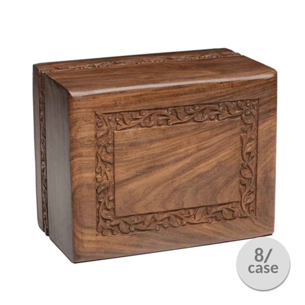 TC - Rosewood Border Urn -2742- slide-out base - Case of 8
