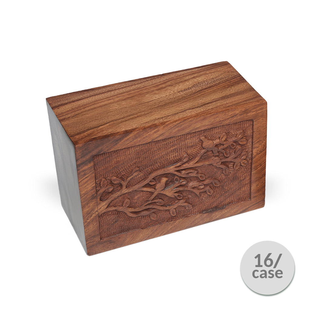 MEDIUM Rosewood Urn -2772- Bogati Birdsong™ Case of 16