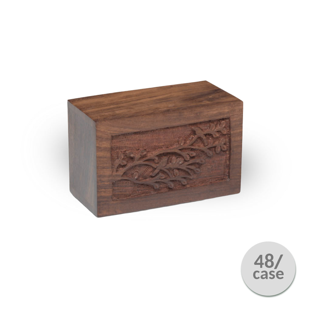 EXTRA SMALL Rosewood Urn -2772- Bogati Birdsong ™ - Case of 48