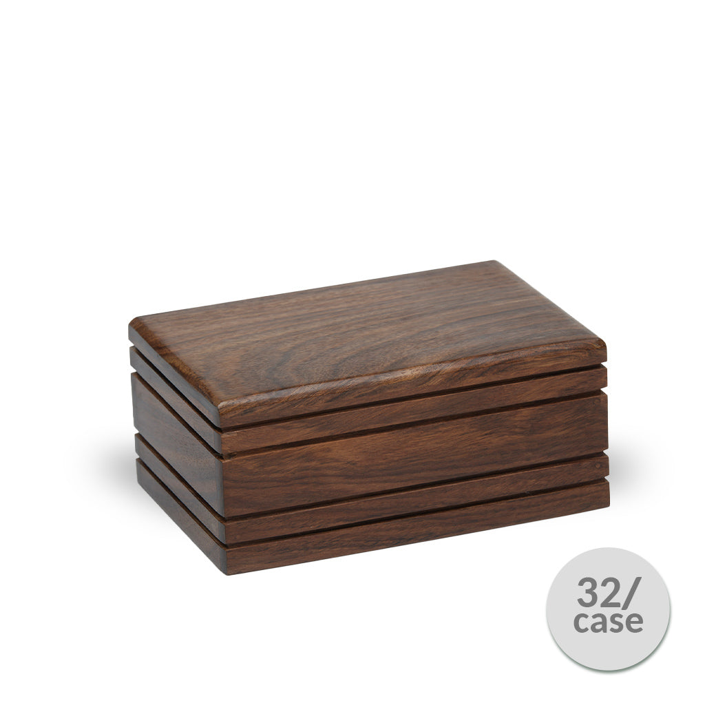 SMALL Rosewood Urn -2791- Modern Design - Case of 32