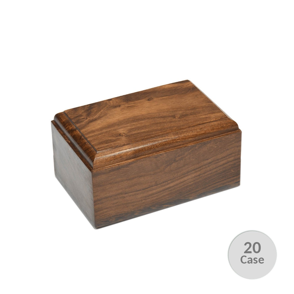 SMALL Rosewood Urn -2705- Bevel Edge - Case of 20