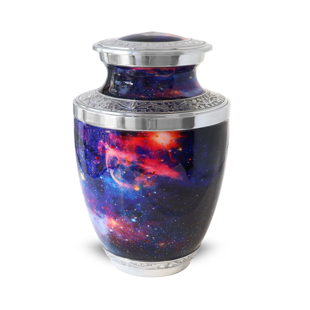 ADULT - Alloy Urn -3340 - Galaxy Collection: Stellar Red-Purple Stellar