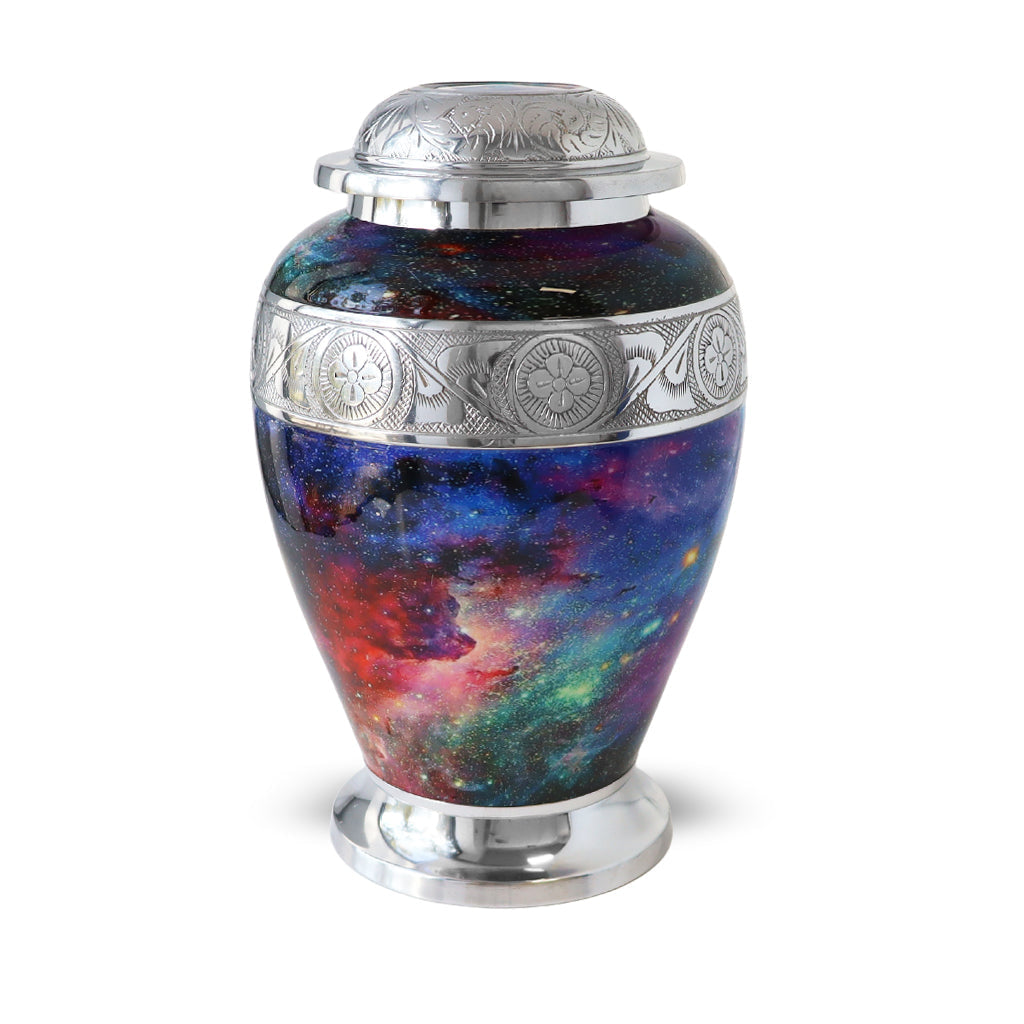 ADULT - Alloy Urn -3340 - Galaxy Collection: Stellar Midnight Stellar