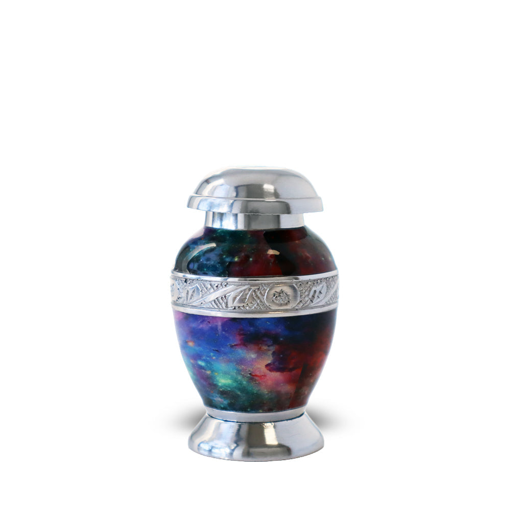 Keepsake- Classic Alloy Urn -3340 - Galaxy Collection: Stellar~Bogati Exclusive Midnight Stellar