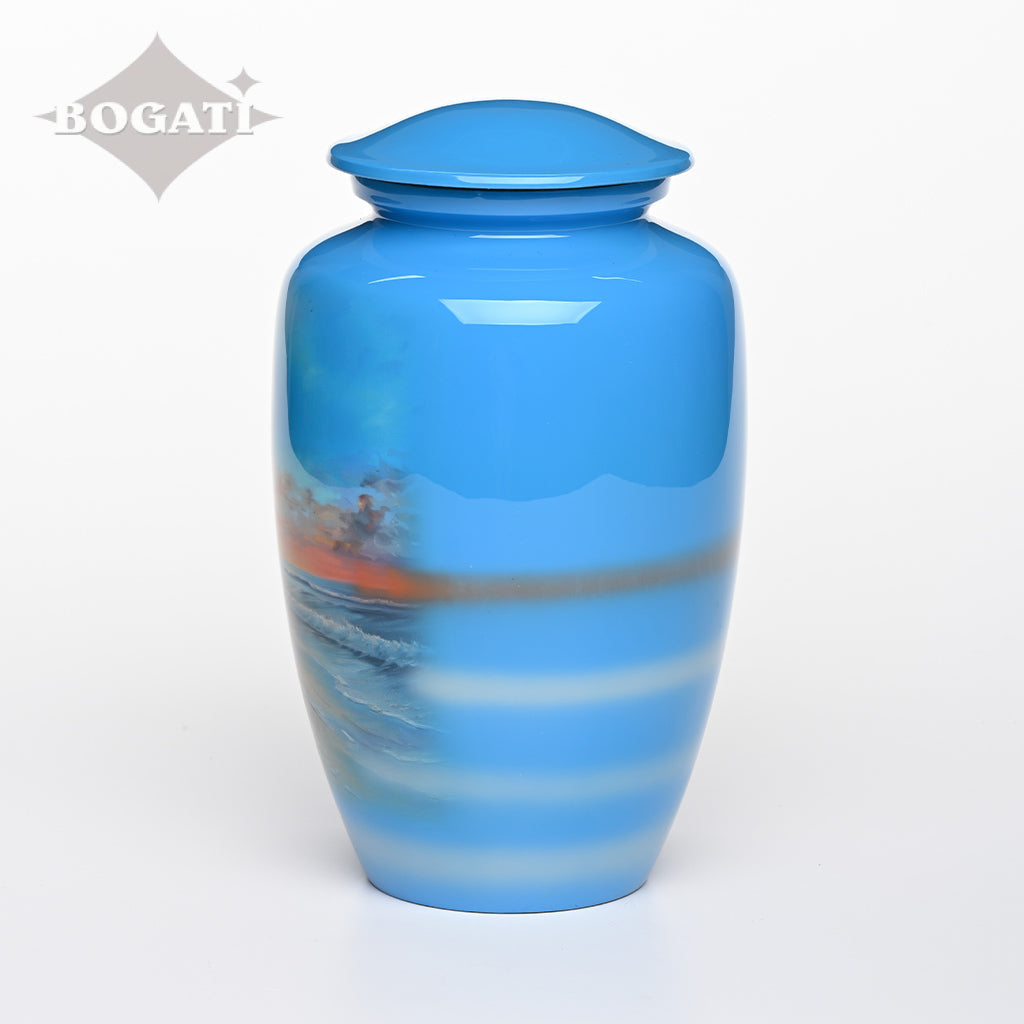 CLEARANCE - ADULT - Alloy Urn -3370- Sunset Beach