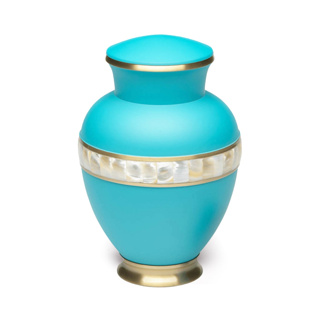 ADULT - Brass -5000-2 - Matte Mother of Pearl Turquoise