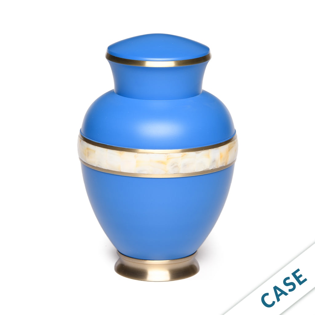 ADULT - Brass -5000-2 - Matte Mother of Pearl - Case of 6 Blue