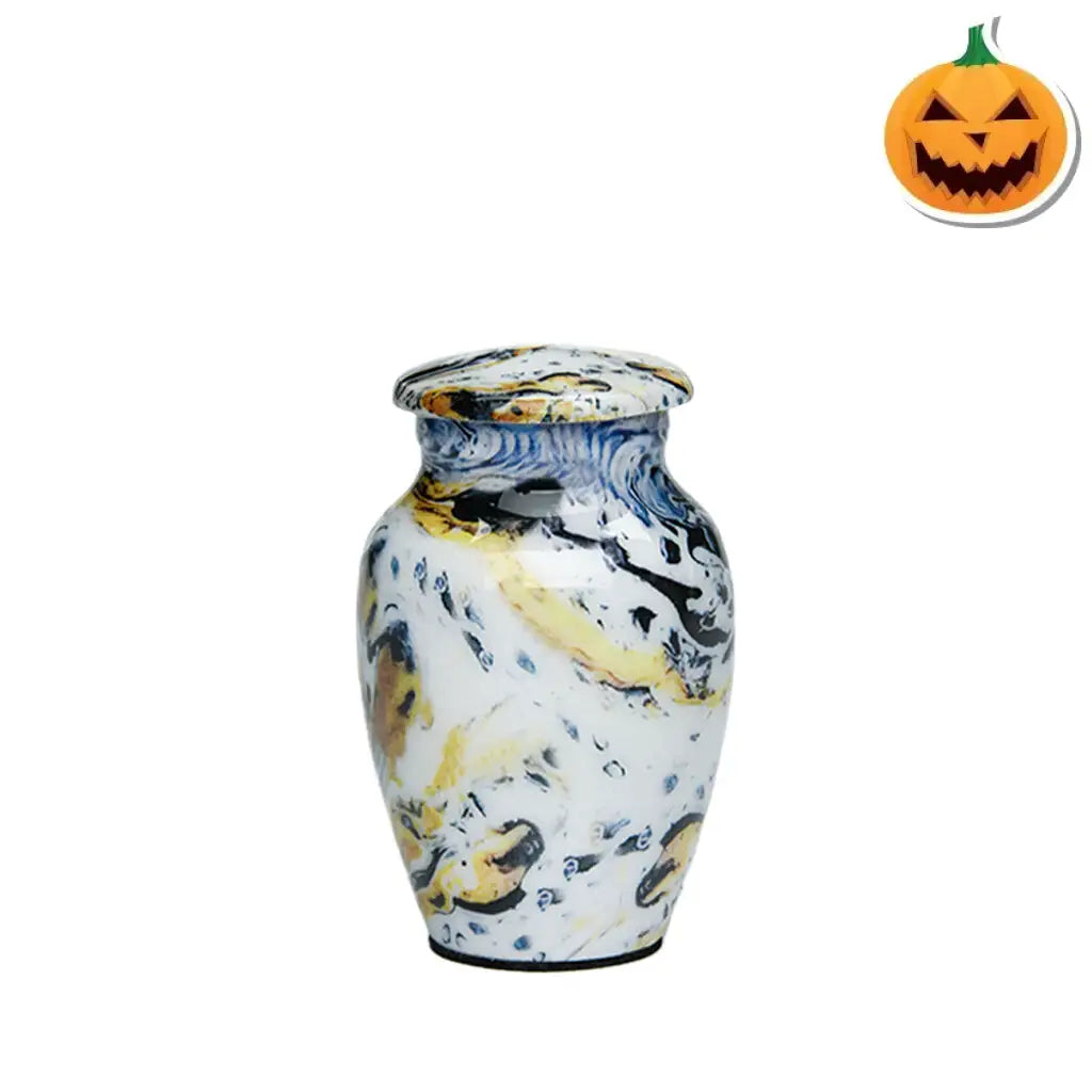 CLEARANCE - KEEPSAKE Classic Alloy Urn -9004- Venetian Blue Swirl