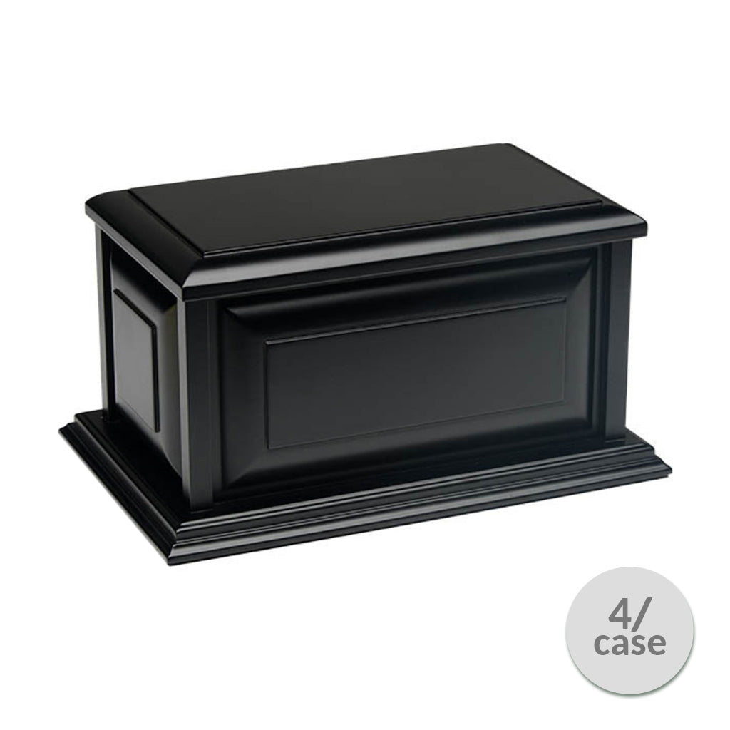 ADULT - Colonial Urn -A010- Case of 4 Black