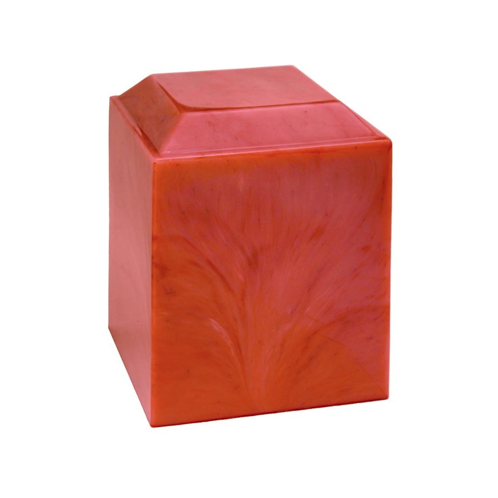 ADULT Cultured Onyx Urn - ANGELICA Red Rose