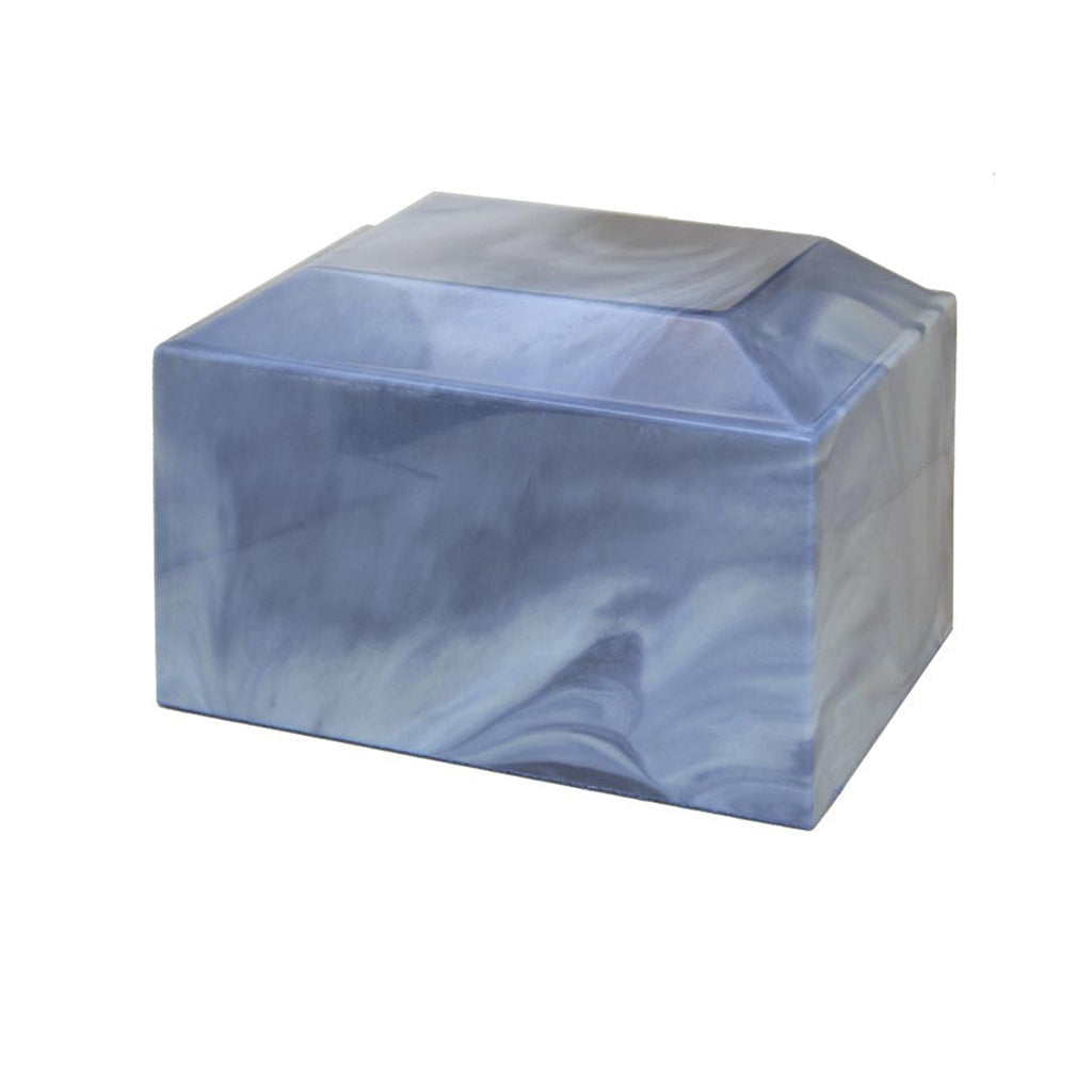 ADULT Cultured Marble Urn -480- ATLANTIS Sky Blue