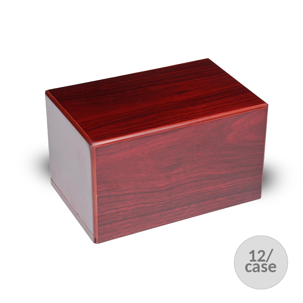 EXTRA LARGE MDF Simplicity Urn -B038- Dark Cherry finish - Case of 12